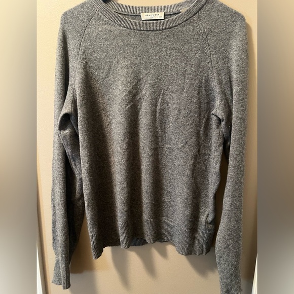 Equipment Femme Heather Gray Cashmere Sweater - Picture 1 of 5